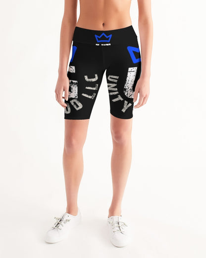 UNITYGOD Logo 5 Women's Mid-Rise Bike Shorts
