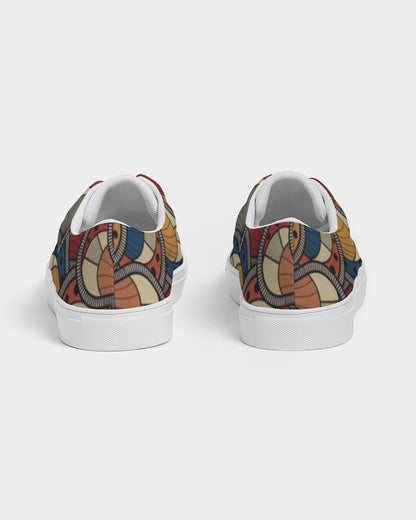 Classic Kente Women's Lace Up Canvas Shoe