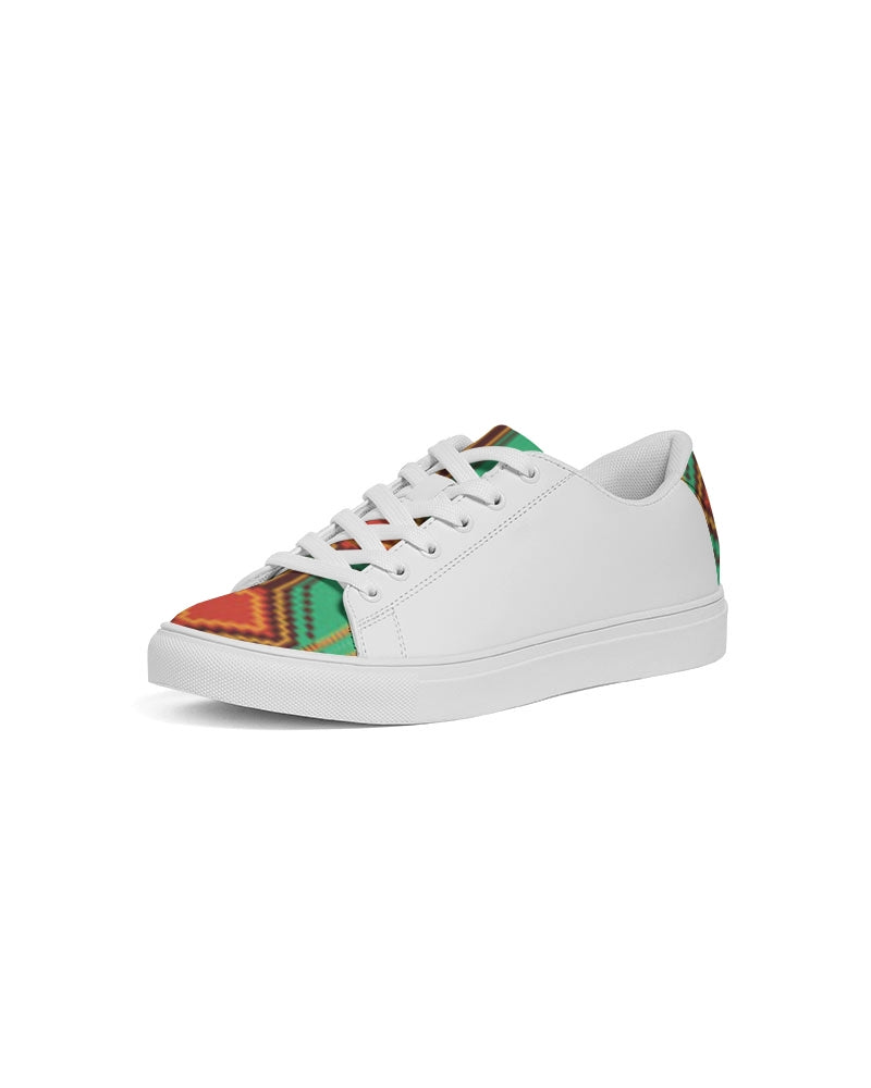 Kente variant 1 Men's Faux-Leather Sneaker