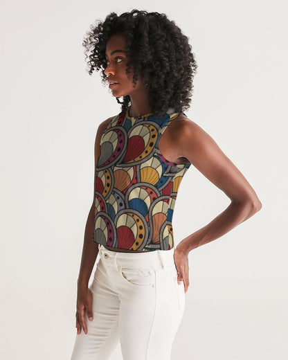 Classic Kente Women's Cropped Tank