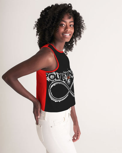 Poly By Nature Women's All-Over Print Cropped Tank