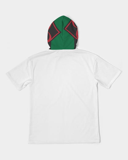 Black polyamorous flag Men's Premium Heavyweight Short Sleeve Hoodie