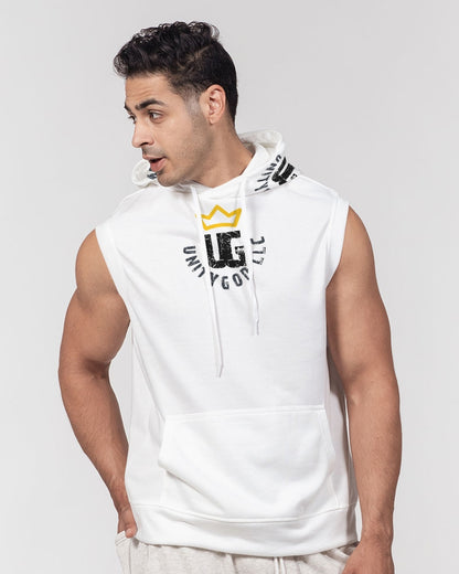 UNITYGOD Logo 4 Men's Premium Heavyweight Sleeveless Hoodie