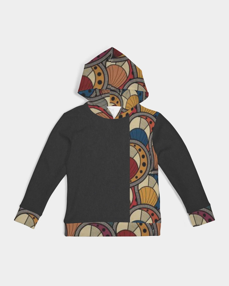 Black classic Kente Kids Hoodie