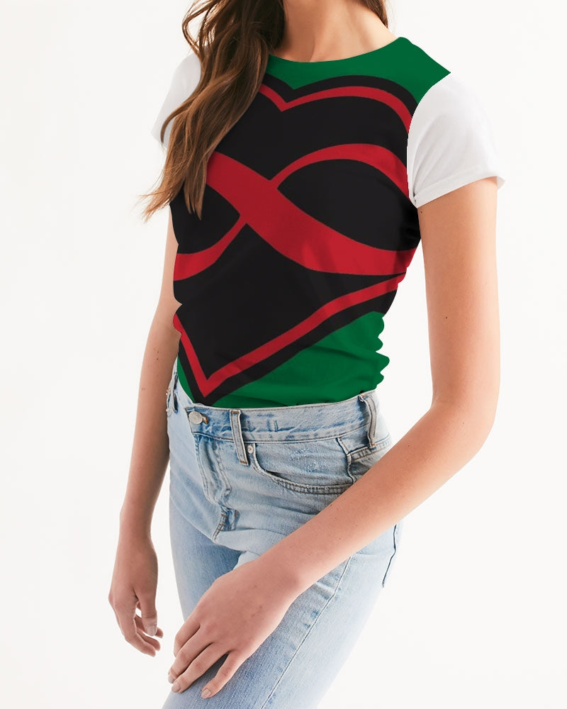 Black polyamorous flag Women's Tee