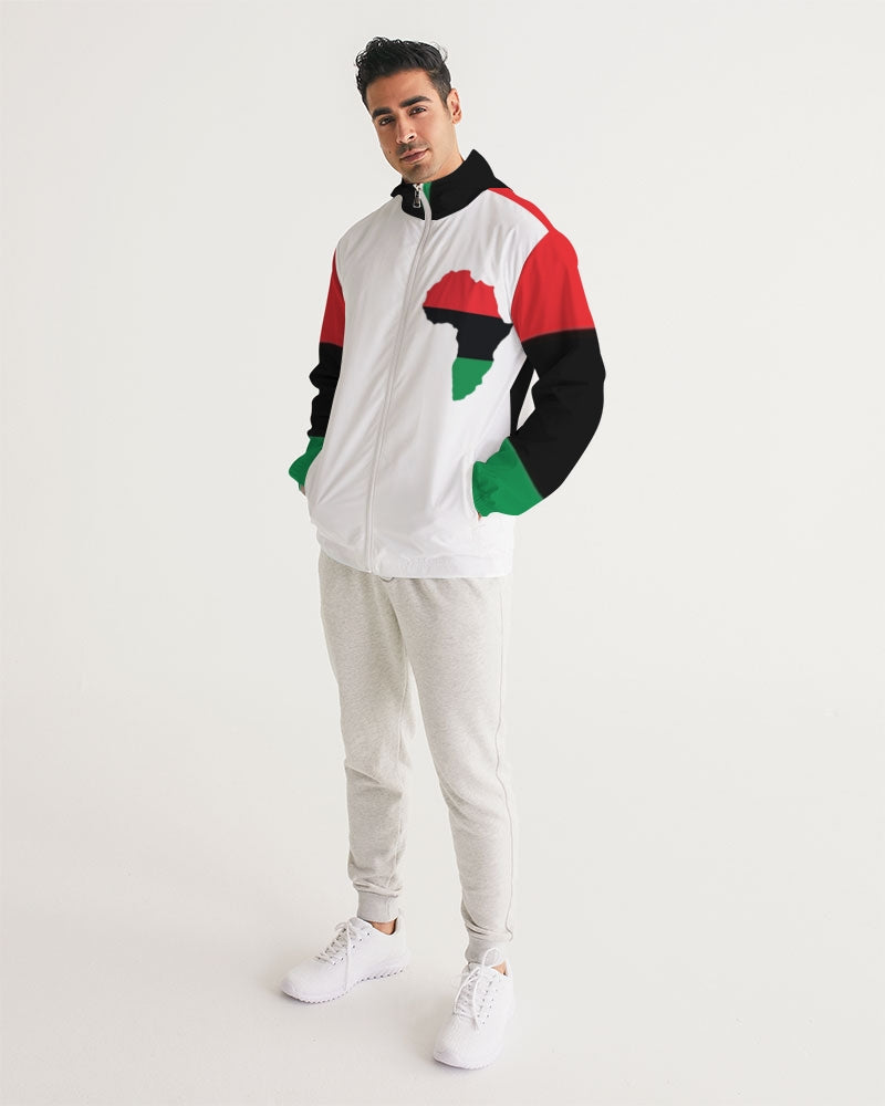 Pan African continental symbol Men's Windbreaker