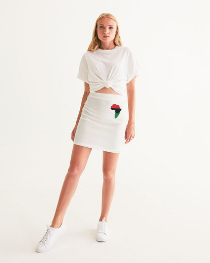 Pan African continental symbol Women's Mini Skirt