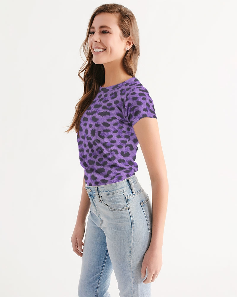 Purple Leopard Women's Tee
