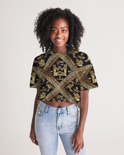 Regal Panther Women's Lounge Cropped Tee