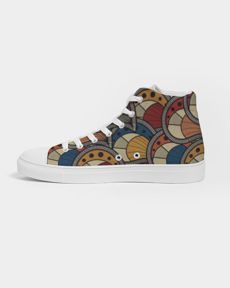 Classic Kente Women's Hightop Canvas Shoe