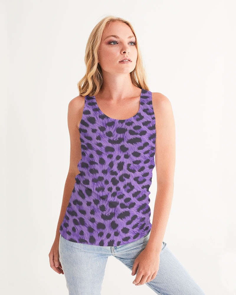 Purple Leopard Women's Tank
