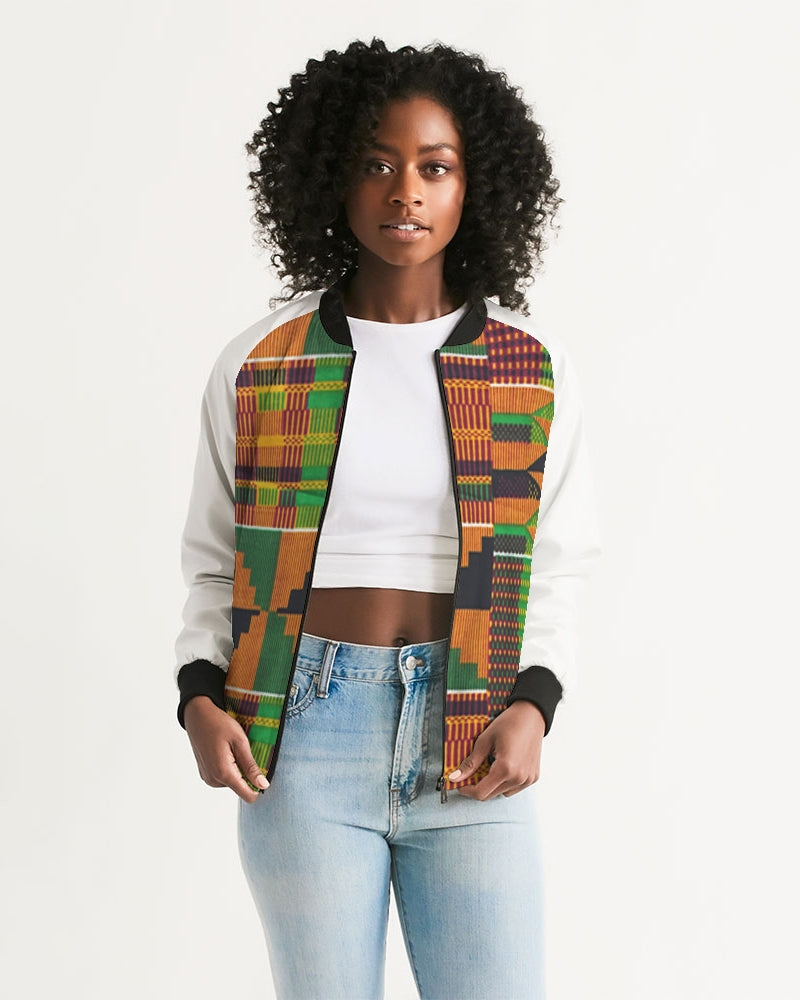 Kente Women's Bomber Jacket