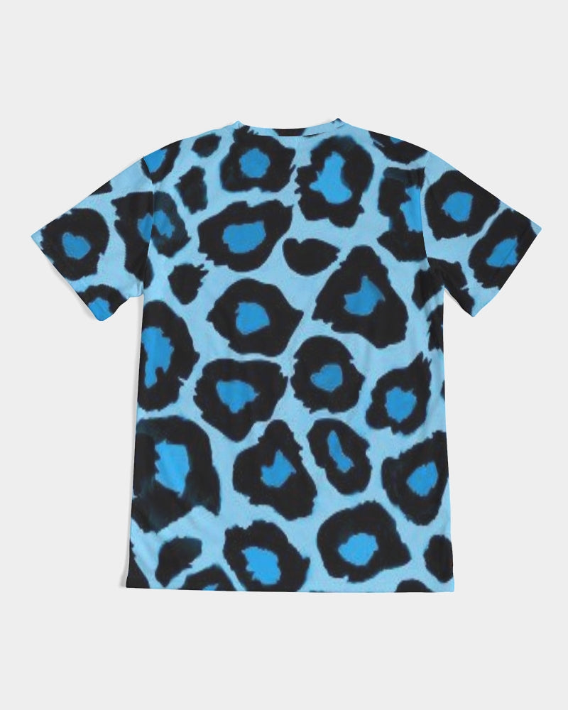 Blue leopard kente Men's Tee