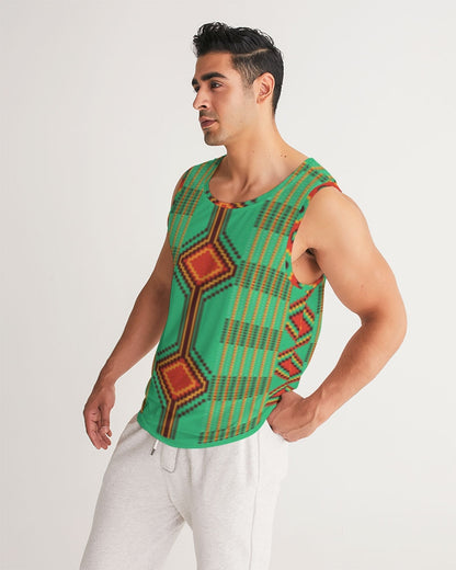Kente variant 1 Men's Sports Tank