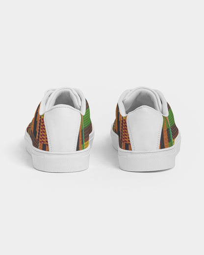 Kente Men's Faux-Leather Sneaker
