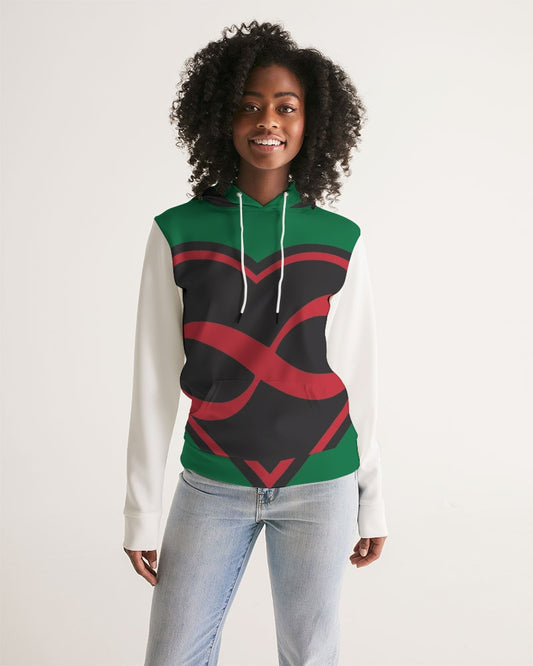 Black polyamorous flag Women's Hoodie