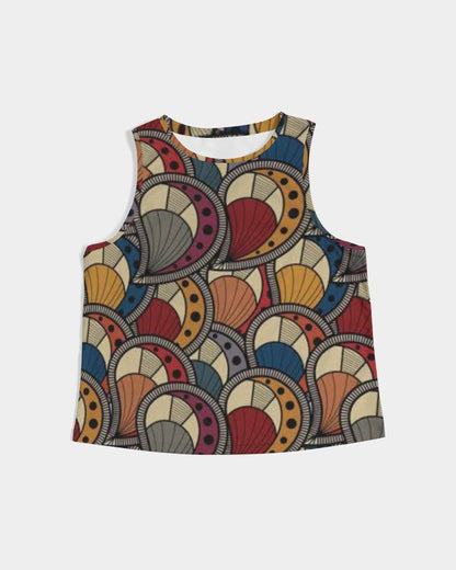 Classic Kente Women's Cropped Tank