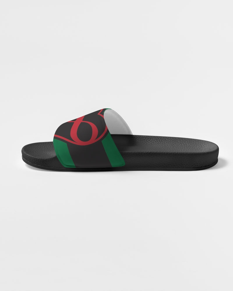 Black polyamorous flag Women's Slide Sandal