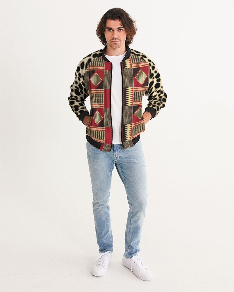 BRW Kente Men's Bomber Jacket