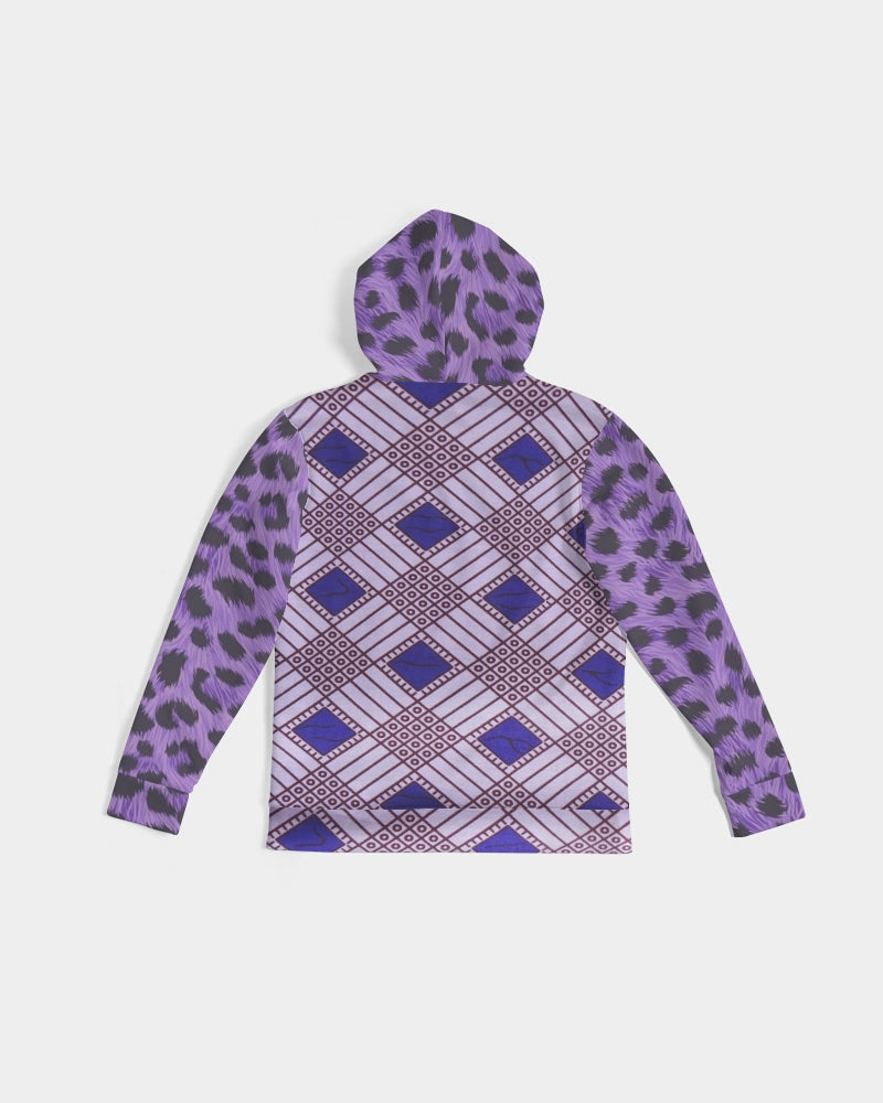 Purple Leopard Men's Hoodie