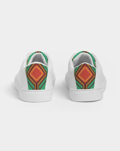 Kente variant 1 Men's Faux-Leather Sneaker