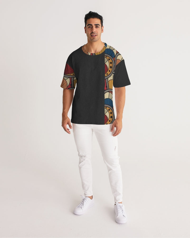 Black classic Kente Men's Premium Heavyweight Tee