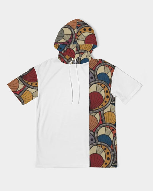 Classic Kente Men's Premium Heavyweight Short Sleeve Hoodie
