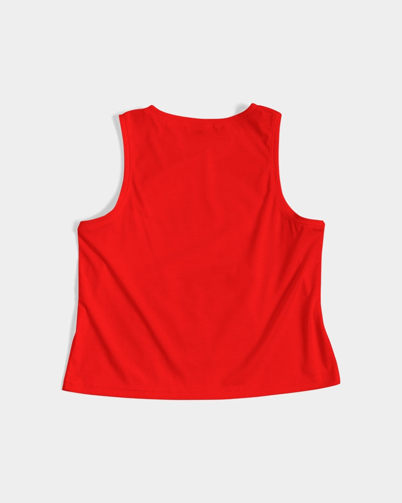Poly By Nature Women's All-Over Print Cropped Tank