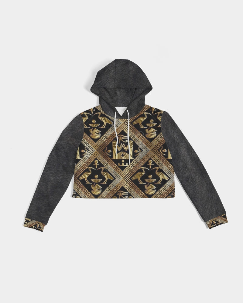 Regal Panther Women's Cropped Hoodie