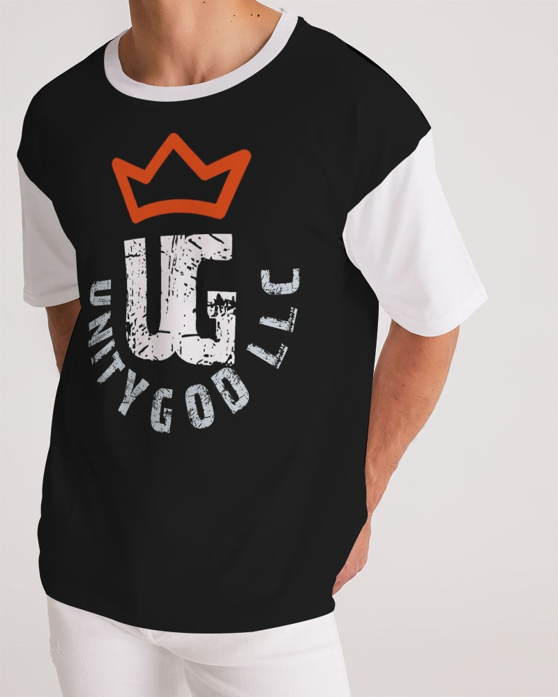 red UNITYGOD Logo Men's Premium Heavyweight Tee