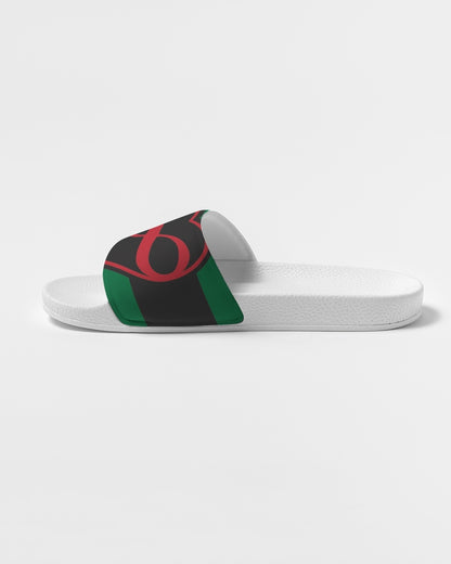 Black polyamorous flag Men's Slide Sandal