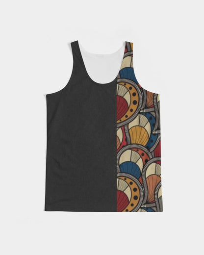 Black classic Kente Men's Tank