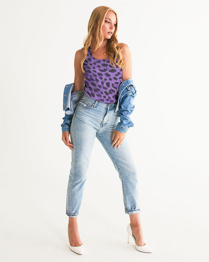 Purple Leopard Women's Tank
