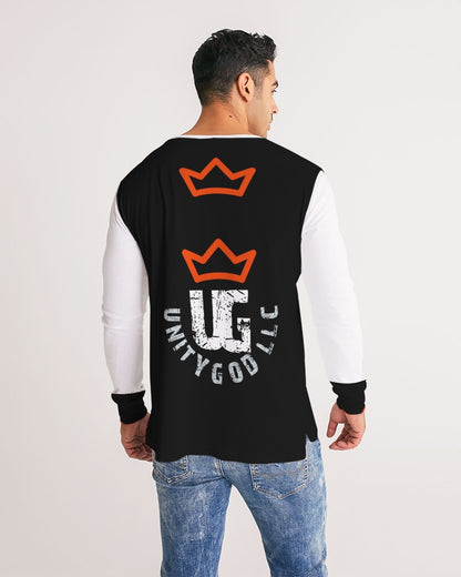 red UNITYGOD Logo Men's Long Sleeve Tee