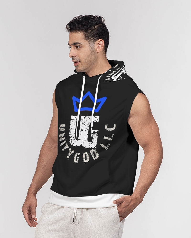 UNITYGOD Logo 5 Men's Premium Heavyweight Sleeveless Hoodie