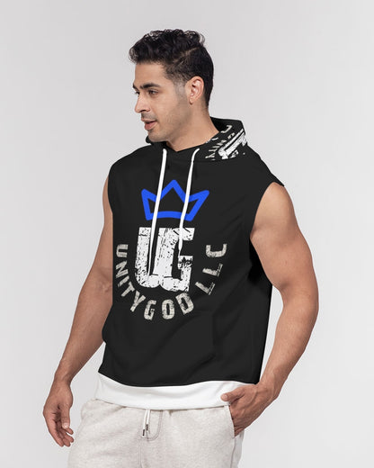UNITYGOD Logo 5 Men's Premium Heavyweight Sleeveless Hoodie