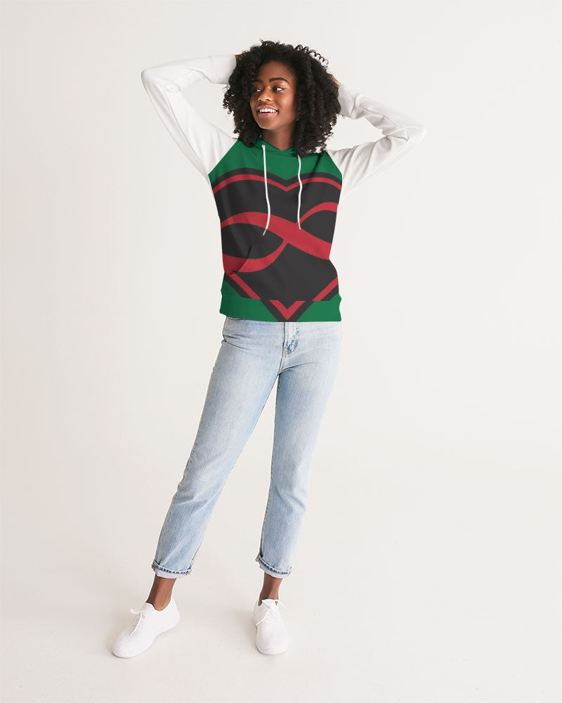 Black polyamorous flag Women's Hoodie