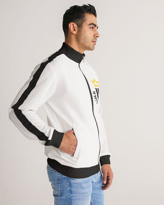 UNITYGOD Logo 4 Men's Stripe-Sleeve Track Jacket