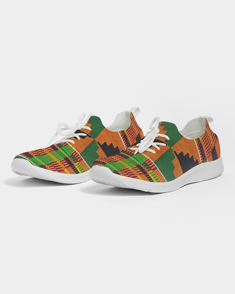 Kente Women's Lace Up Flyknit Shoe