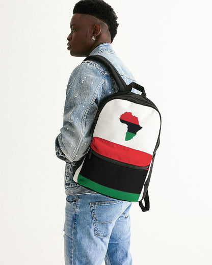 Pan African continental symbol Small Canvas Backpack