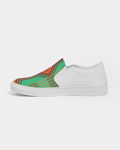 Kente variant 1 Men's Slip-On Canvas Shoe