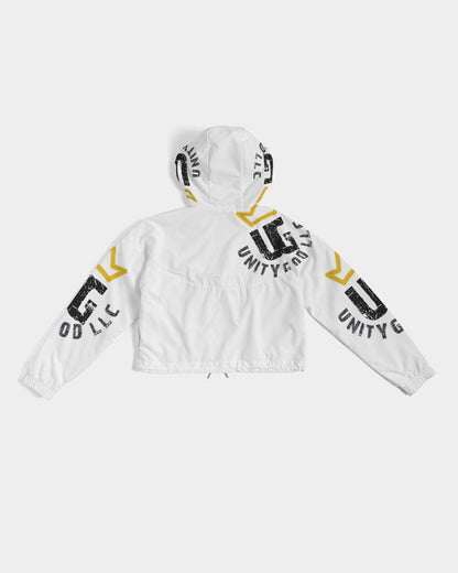 UNITYGOD Logo 4 Women's Cropped Windbreaker
