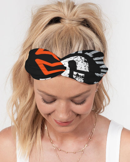 red UNITYGOD Logo Twist Knot Headband Set