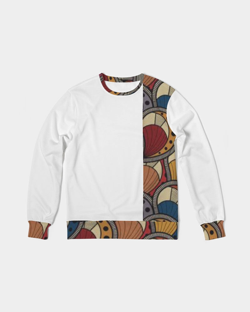 Classic Kente Men's Classic French Terry Crewneck Pullover