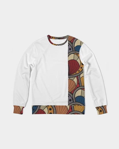 Classic Kente Men's Classic French Terry Crewneck Pullover