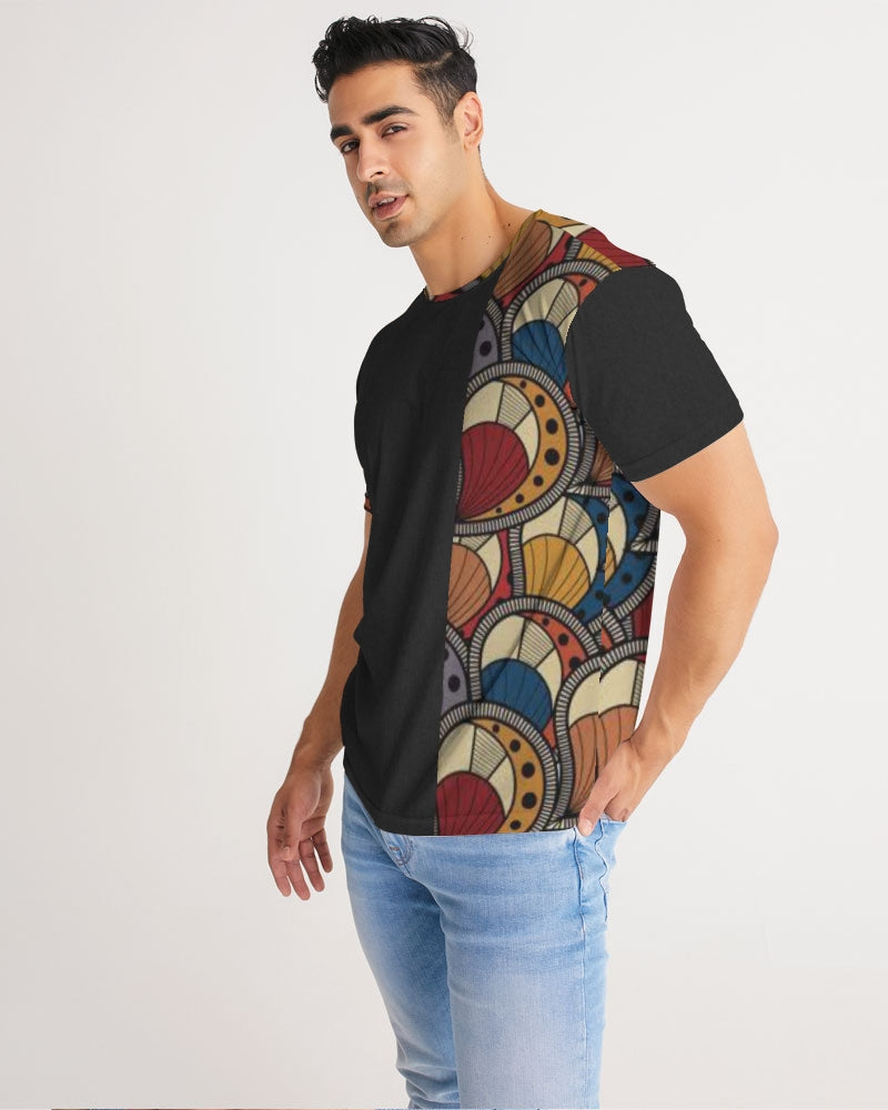 Black classic Kente Men's Tee
