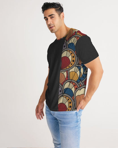 Black classic Kente Men's Tee