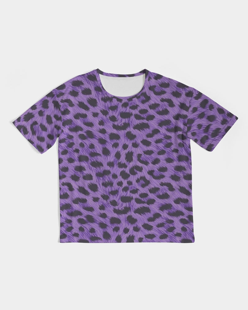 Purple Leopard Men's Premium Heavyweight Tee