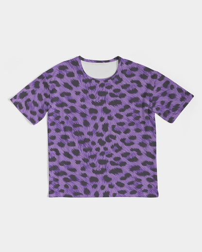 Purple Leopard Men's Premium Heavyweight Tee