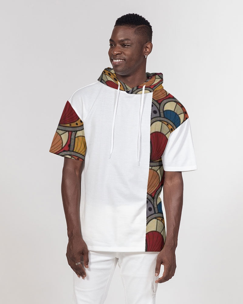 Classic Kente Men's Premium Heavyweight Short Sleeve Hoodie